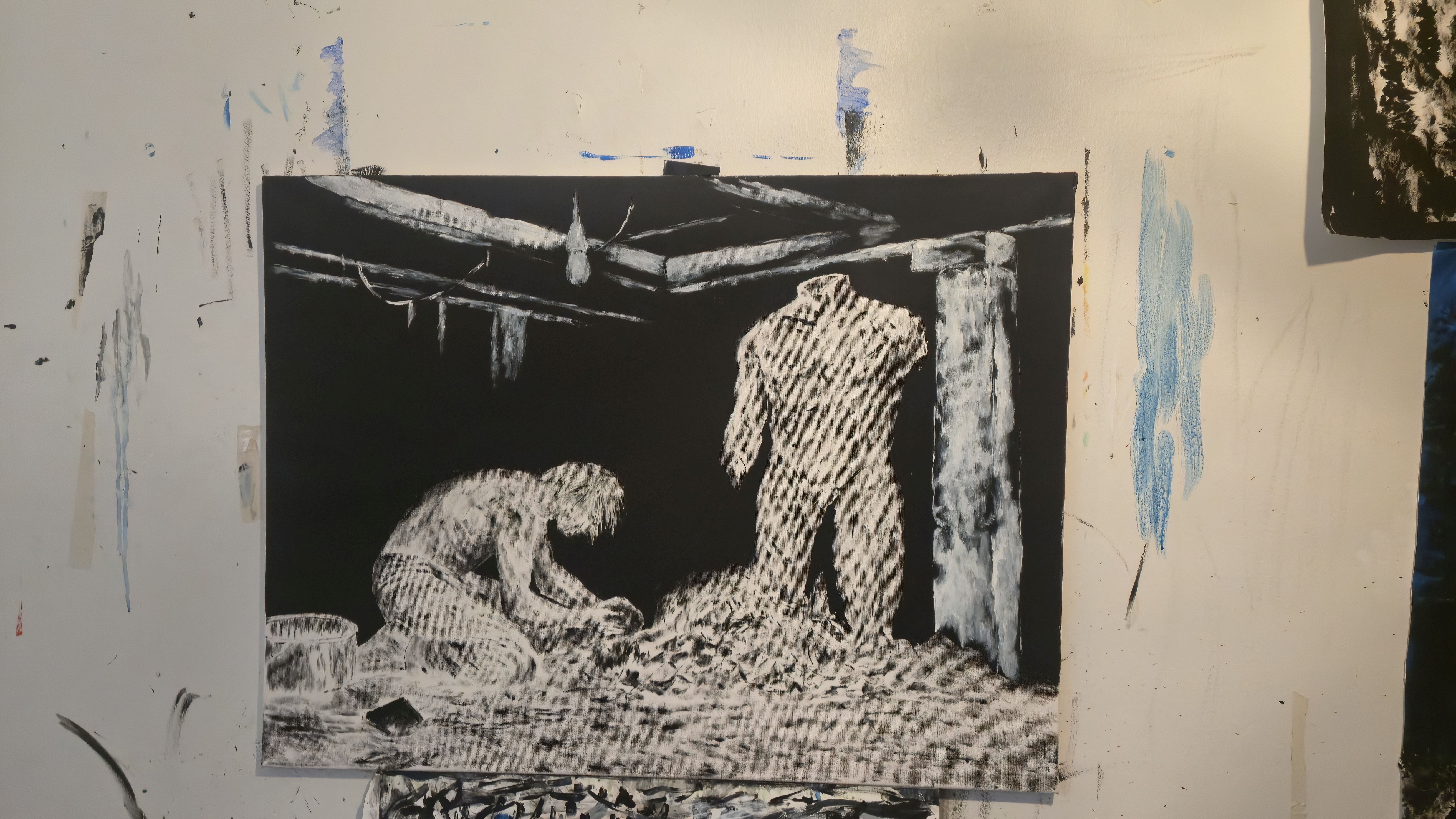 Painting "Man out of Clay"